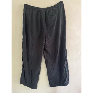 Aerie XL Lyocell Relaxed Pants Washed Black Elastic Waist MSRP $55 thumbnail 2