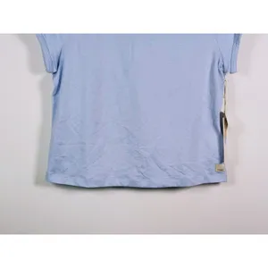 NWT Vuori Halo Baby Tee Womens Large Soft Sky Heather Blue Athletic Gym Lounge thumbnail 9