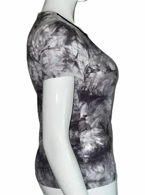 SheIn Ladder Neck Tie Dye Tee thumbnail 6