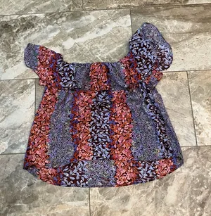 Maeve Anthropologie Vallita Floral Butterflies Top medium thumbnail 1