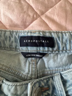 Aeropostale Low-Rise Baggy Jeans With Lace Detailing thumbnail 3