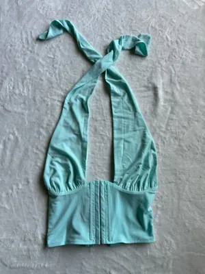 Outcast Clothing Charlee Top Ice Blue thumbnail 3