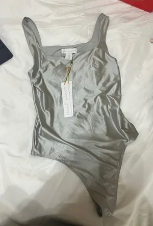 House of Harlow NWT Silver Bodysuit thumbnail 1