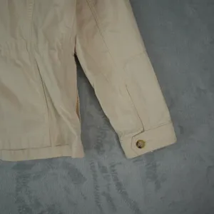 Lauren Ralph Lauren Jacket Womens XL Beige Herringbone Military Utility‎ Cotton thumbnail 15