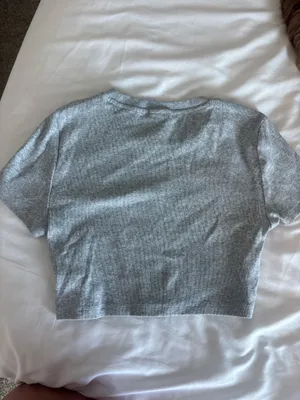 Gray Aritzia Tna home stretch cropped short sleeve thumbnail 3