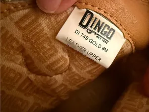 dingo | Primrose Metallic Gold Western ankle boots size 8 thumbnail 8