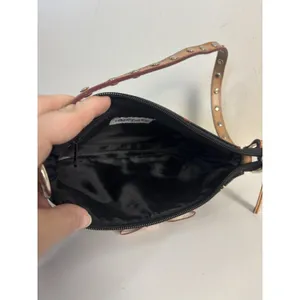 Vtg Y2K Limited Too Monogram Shoulder Bag Black Rainbow Letter E Bow Purse thumbnail 7