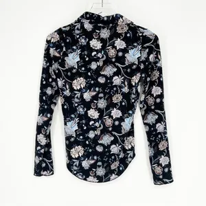 Aritzia‎ Wilfred Floral Stretch Top Women's Size XS French Girl Style thumbnail 4