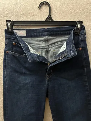 GAP 70's High Rise Flare Jeans in Dark Wash 28 thumbnail 9