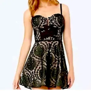 Bebe x Naven Women’s Bustier Crisscross Cocktail‎ Mini Dress Size 4 thumbnail 15