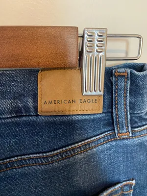 American Eagle Outfitters Dark Wash Jean Shorts thumbnail 3