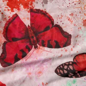 Superdown Blush Butterfly Print Dress thumbnail 3