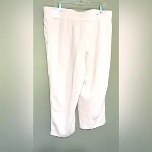 Nike NEW Women's Weekend Pink‎ Wide Leg Pink Sweatpants Size XL thumbnail 6