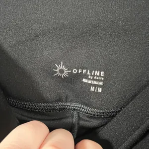 Crossover Tennis Skort OFFLINE By Aerie Real Me Size Large in Black thumbnail 5