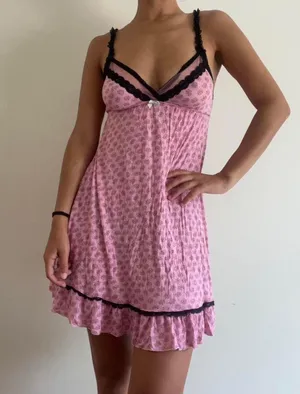 Kensie Pink Y2K Slip Dress thumbnail 1