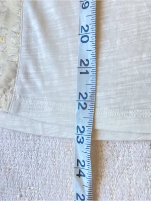 American Eagle Outfitters Cream Button-Front Sleeveless Tank thumbnail 9