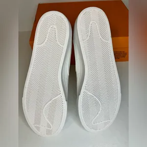 Nike unisex Blazer Low leather-trimmed crocheted platform sneakers casual comfy thumbnail 8