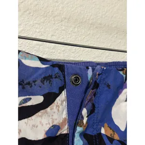 NEW Free People Mesmerize Me Print Cargo Pants Size Medium Purple Camo Wide Leg thumbnail 8