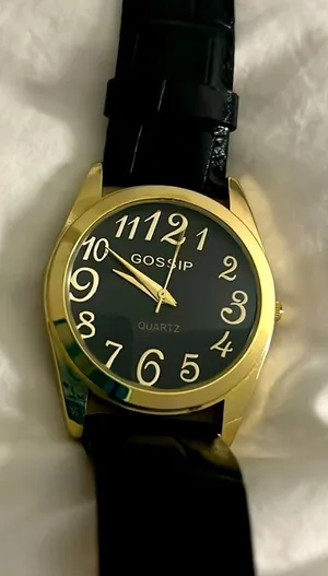 Vintage Gossip Quartz Watch with Alligator Leather Band thumbnail 1
