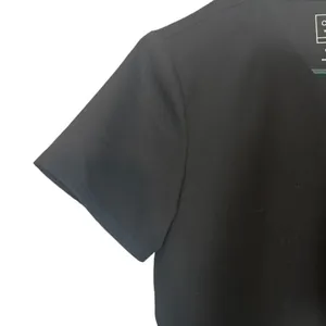 Cherokee Black Short Sleeve V-Neck Scrub Medical Professional Top Women Sz XS thumbnail 3