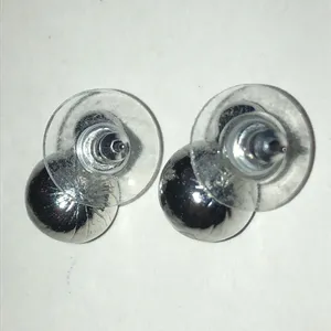 Elegant Silver Tone Blue Rhinestone Dainty Boho Earrings thumbnail 4
