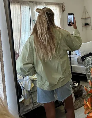 Green Zip Up Jacket thumbnail 4