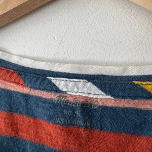 Madewell Whisper Cotton Crewneck T-Shirt in Lennie Stripe Multicolor‎ thumbnail 7