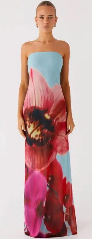 Peppermayo Amelle Maxi Dress in Turquoise Bloom thumbnail 1