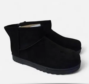 Arizona Jean Co. Women's 'AZ Slater' Black Faux Suede Faux Fur Ankle Boots Size 11M 👢 thumbnail 9