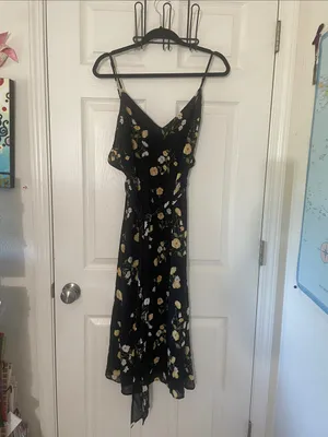 Reformation Dietrich Dress in Piazza size 6 Excellent condition Summer Dress thumbnail 4