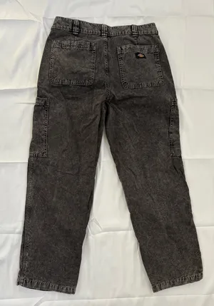 Women’s 26R Dickies Acid Wash (Black/Grey) Cargo Pants thumbnail 3