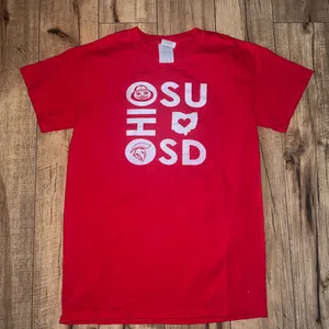 Ohio state tee 75 Red thumbnail 1