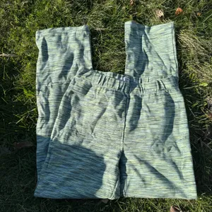 NWT Aritzia Sunday Best Maisy Boot Cut Knit Pants Space Dye Pistachio Green M thumbnail 3