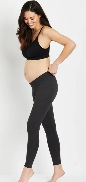 BumpStart Maternity 2 pk leggings Black Size L thumbnail 1