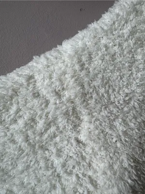 Skims Women’s Off White Ivory Teddy Bouclé Sherpa High Neck Fleece Size S/M thumbnail 5