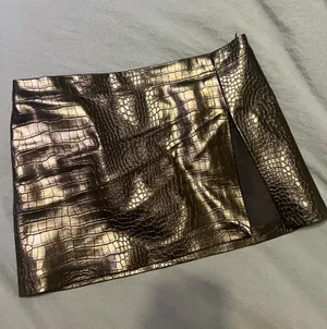 Edikted Skirt Mini Black Leather NWT thumbnail 1