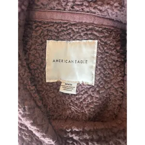 American Eagle Purple Sherpa Hoodie - Medium thumbnail 4