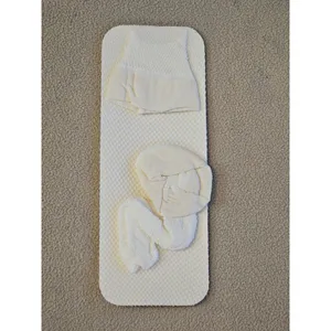 Evan-Picone 100% Nylon Sz 8.5-11 #803‎ Fishnet Crew Paris White New Vintage thumbnail 3