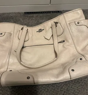 Coach Large White Bag thumbnail 1