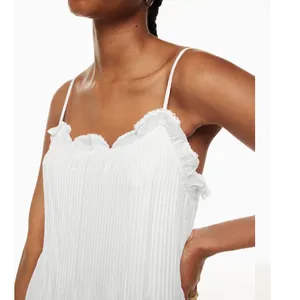 ARITZIA WILFRED Aeneas Dress White‎ Midi Size Medium Costal Cowgirl thumbnail 2