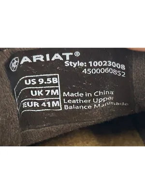 NEW Ariat Women’s Bomber Cruiser Shoes 9.5 B Brown Leather Slip On Moc Toe thumbnail 9