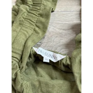 NWT 78 & Sunny Tank Top womens 2X SAGE‎ green Topanga Beach tank ruffle straps thumbnail 4