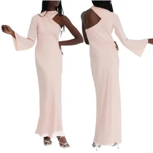 Significant Other Rhiannon One-Shoulder Sleeve High Neck Pink Maxi Gown 8‎ NWT thumbnail 11