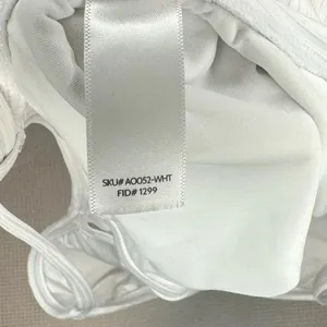 Andie Swim The Paloma White‎ Ribbed One Piece Swimsuit SIZE XXL thumbnail 6