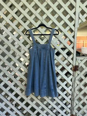 Free People By together denim mini dress thumbnail 2