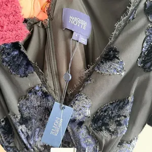 New Marchesa Notte Burnout Velvet Dress Size 4 thumbnail 7
