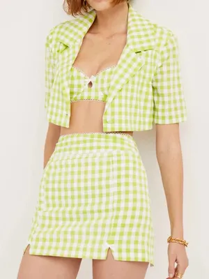 EUC For Love & Lemons Maureen Mini Skirt | Romantic Feminine Designer Skirt thumbnail 1