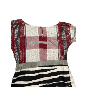 Launch by Susan Young abstract sailboat novelty 100% silk dress size XS‎ thumbnail 4