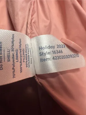 Marine Layer Leslie Puffer Down Quilted Overshirt Jacket Pink Mauve Size S thumbnail 10