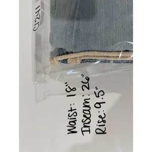 One Teaspoon Shabbies Jeans Women Sz L Drawstring Boyfriend Distressed Blue‎ thumbnail 6